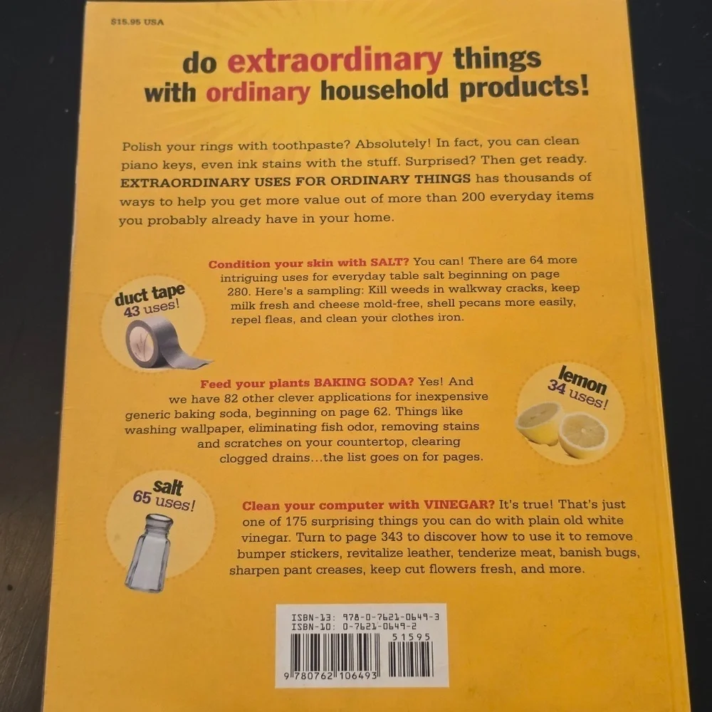 Reader's Digest Extraordinary Uses for Ordinary Things - Paperback